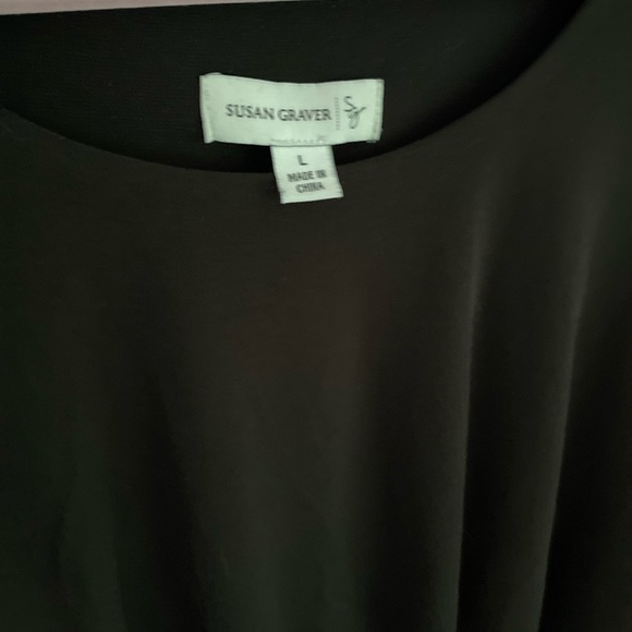 Beautiful tiered black Susan Graver top!🖤🖤🖤 - Picture 3 of 5